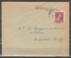 Brief Van Brugge B Naar St Michiels Brugge Met Langstempel BEERNEM - Linear Postmarks