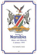 NAMIBIA - SECOND DEFINITIVE SERIES MINES AND MINERALS 1991 / 5003 - Namibia (1990- ...)