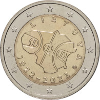 2 Euro 2022 Lithuania Coin - 100 Years Of Basketball In Lithuania. - Litouwen