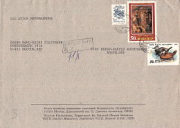USSR - REGISTERED AIRMAIL Ca 1988 - BOCHUM/DE / 5005 - Cartas & Documentos