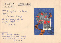 USSR - REGISTERED AIRMAIL Ca 1968 - WUPPERTAL/DE / 5006 - Lettres & Documents