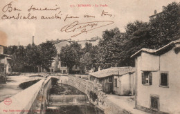 Romans-sur-Isère (Drôme) - Le Quartier De La Presle, La Savasse - Papeterie Carle Frère - Carte De 1904 - Romans Sur Isere