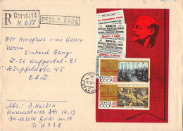 USSR - REGISTERED AIRMAIL Ca 1973 - WUPPERTAL/DE / 5010 - Covers & Documents