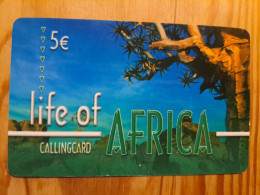 Prepaid Phonecard Germany, Life Of Africa - GSM, Voorafbetaald & Herlaadbare Kaarten