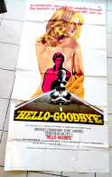 Affiche Ciné Orig HELLO GOODBYE Curd JURGENS J.NEGULESCO 41x81" 1970 3Sheet 104x205 Cm - Affiches & Posters