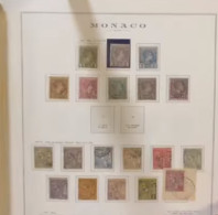 702 - Monaco 1865/1964 - Collezione Abbastanza Avanzata Del Periodo Con Ottime Presenze Sia Nel Primo Periodo Che Nei Se - Colecciones & Series