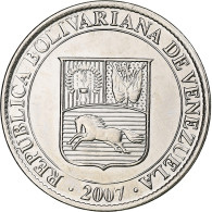Venezuela, 12-1/2 Centimos, 2007, Maracay, Nickel Plaqué Acier, SPL, KM:90 - Venezuela
