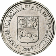 Venezuela, 10 Centimos, 2007, Maracay, Nickel Plaqué Acier, SPL, KM:89 - Venezuela