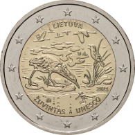 2 Euro 2021 Lithuania Coin - Žuvintas Biosphere Reserve. - Lituania