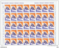 SAN  MARINO:  1962  STORIA  DELL' AUTOMOBILE  -  £. 5  VIOLETTO  E  ARANCIO  FGL. 40  N. -  SASS. 576 - Blocchi & Foglietti