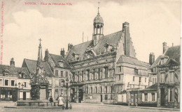 FRANCE - Noyon - Vu Général De La Place De L'Hôtel De Ville - Carte Postale Ancienne - Noyon