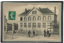 CPA - GOUVIEUX (60) - Aspect De La Nouvelle Ecole Rue Colliau En 1910 - Gouvieux