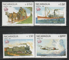 NICARAGUA - N°1193/4+PA N°984/5 ** (1982) U.P.U - Nicaragua