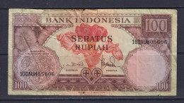 INDONESIA - 1959 100 Rupiah Circulated Banknote - Indonesia