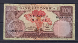 INDONESIA - 1959 100 Rupiah Circulated Banknote - Indonésie