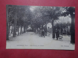 Carte Postale - COTIGNAC (83) - Les Cours, Les Allées (5051) - Cotignac