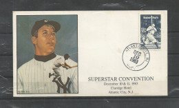 USA FDC SUPERSTAR CONVENTION ATLANTIC CITY 10/12/1983 - Base-Ball