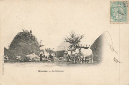 95 - VAL D'OISE - GONESSE - La Moisson - Scène Agricole - Bœufs Attelés En Joug - 10866 - Gonesse