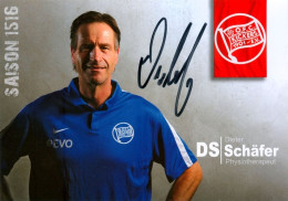 AK Dieter Schäfer Offenbacher Kickers 15-16 OFC Offenbach Am Main Autogrammkarte Fußball Football Deutschland Germany - Handtekening