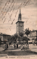 Romans-sur-Isère (Drôme) - La Tour Et L'Horloge De Jacquemart, Enfants - Papeterie Carle Frère, Carte N° 350 De 1909 - Romans Sur Isere