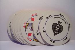 JEU DE 54 CARTES  - ROUND  PLAYING  CARDS     - ( Rondes ) - 54 Cards