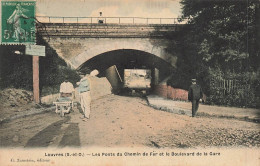 95 - VAL D'OISE - LOUVRES - Les Ponts Du Chemin De Fer Et Le Boulevard De La Gare - 10873 - Louvres