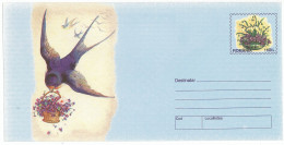 IP 99 - 4 SWALLOW, Romania - Stationery - Unused - 1999 - Schwalben