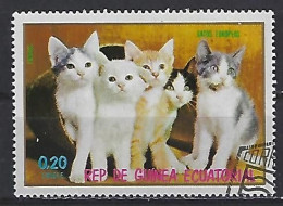 Equatorial Guinea 1976  Kittens (o) Mi.1019 - Guinea Ecuatorial