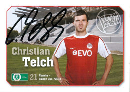 AK Christian Telch Offenbacher OFC Kickers 11-12 Mainz Armsheim RW Rot-Weiss Essen Eintracht Trier FC 08 Homburg-Saar - Autographes