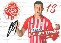 AK Florian Treske Offenbacher Kickers 18-19 OFC Ruhmannsfelden-Zachenberg Deggendorf SSV Ulm 1846 Stuttgarter Kickers - Autographes