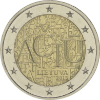 2 Euro 2015 Lithuania Coin - Ačiū, Lithuanian Language. - Litouwen