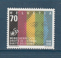 Suisse - YT N° 1591 ** - Neuf Sans Charnière - 1998 - Unused Stamps