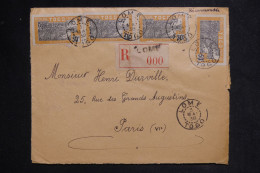 TOGO - Enveloppe En Recommandé De Lomé Pour Paris En 1938  - L 149953 - Cartas & Documentos