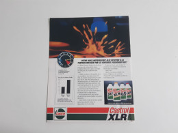 Huile Moteur Castrol XLR - Publicité De Presse - Sonstige & Ohne Zuordnung