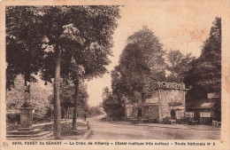 FRANCE - Brunoy - Forêt De Sénart - La Croix De Villeroy - Chalet Rustique Très Curieux ... - Carte Postale Ancienne - Brunoy