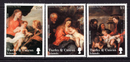 Turks & Caicos Islands 1999 Christmas Set MNH (SG 1571-1573) - Turks & Caicos (I. Turques Et Caïques)