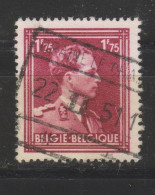 COB 832 Oblitération Centrale Chemins De Fer BRAINE-LE-CHATEAU - 1936-1957 Col Ouvert