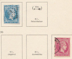 685 - Greece Grecia 1876/1927 - Inizio Di Collezione Di Francobolli Usati Montata In Fogli D’album, Anche Una Piccola Se - Verzamelingen