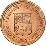 Venezuela, 5 Centimos, 2007, Maracay, Cuivre Plaqué Acier, SPL, KM:88 - Venezuela