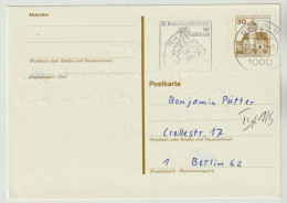 Berlin Michel Nr. P108 Gebraucht 1982OHNE Zusatzfrankatur. 30 Pfg. Burg Ludwigstein Werratal, Siehe 2 Scans - Postales - Usados