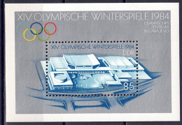 DDR 1983 - Olymp. Winterspiele, Block 74, Postfrisch ** / MNH - 1981-1990