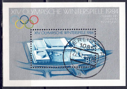 DDR 1983 - Olymp. Winterspiele, Block 74, Gestempelt / Used - 1981-1990