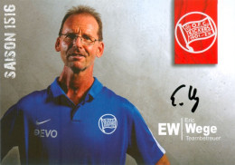 AK Eric Wege Offenbacher Kickers 15-16 OFC Offenbach Am Main Frankfurt Erik Autogrammkarte Fußball Deutschland Hessen - Autografi