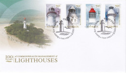 Australia  2015 Lighthouses,FDC Self Adhesive - Marcofilie