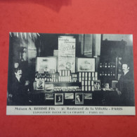 PARIS MAISON A.BERDIE FILS BOULEVARD DE LA VILLETTE EXPOSITION BAZAR DE LA CHARITE - Autres Monuments, édifices
