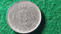 BELÇİKA - 1952-   1 FRANK - 25 Cents