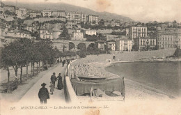 MONACO - Vue Sur Le Boulevard De La Condamine - LL  - Carte Postale Ancienne - Monte-Carlo