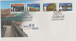 Australia 2015 Great Walks,self-adhesive  FDC - Postmark Collection