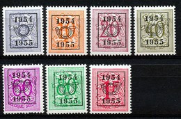 PRE 645/651 - MNH** - Typos 1951-80 (Chiffre Sur Lion)