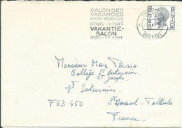 BELGIQUE LETTRE 8F BRUXELLES POUR ST AMAND TALLENDE ( PUY DE DOME ) DE 1978 LETTRE COVER - Lettres & Documents